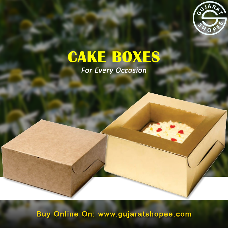 Buy 5 Sets White Square Clear Cake Boxes 10.5l X Online in India - Etsy